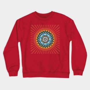 Digital art mandala Crewneck Sweatshirt